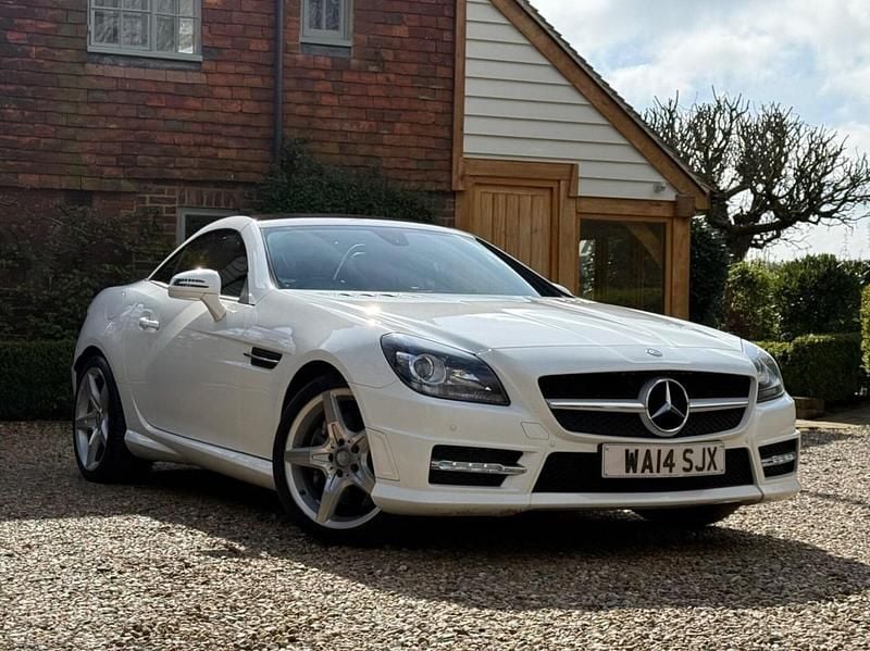 Used Mercedes SLK200 AMG 184 HP (135 kW) 2014 White Cabriolet