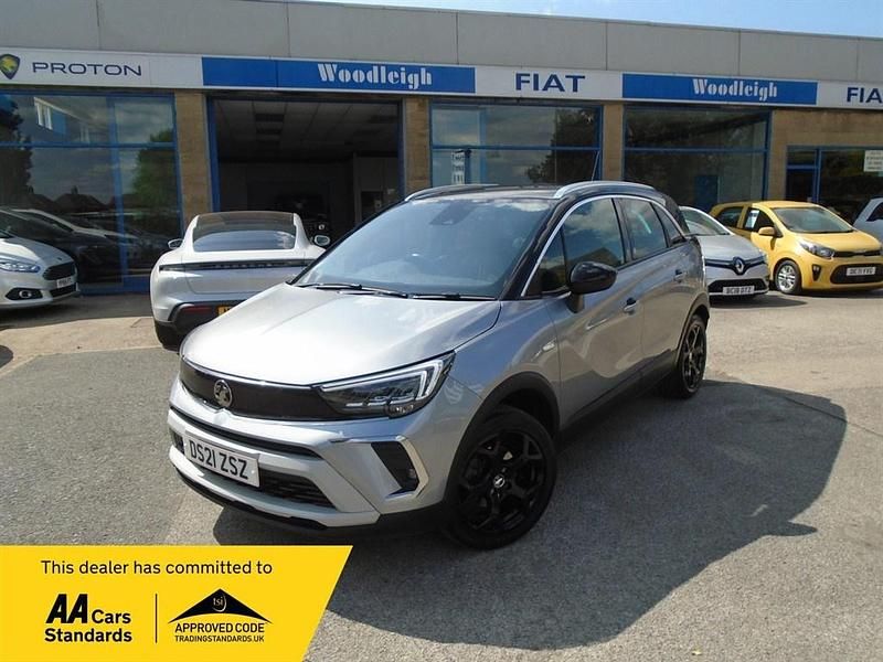 Used Vauxhall Crossland SRi 131 HP (96 kW) 2021 Grey SUV