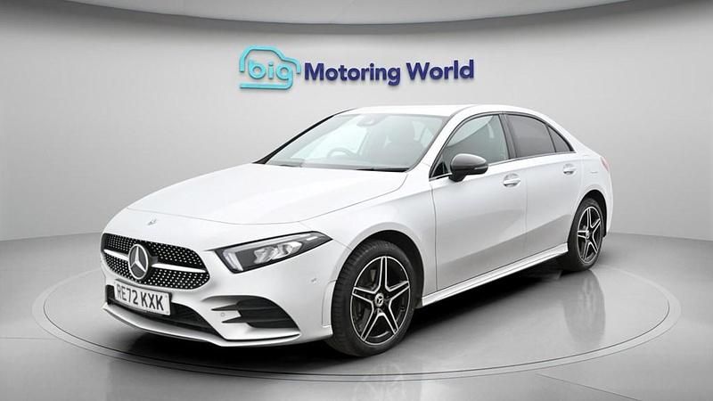 Used Mercedes A250 AMG line 218 HP (160 kW) 2022 Silver Sedan