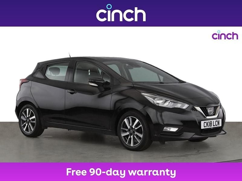 Black Used 2018 Nissan Micra Acenta Hatchback | £8,799 (Fair price) - Image 1/3