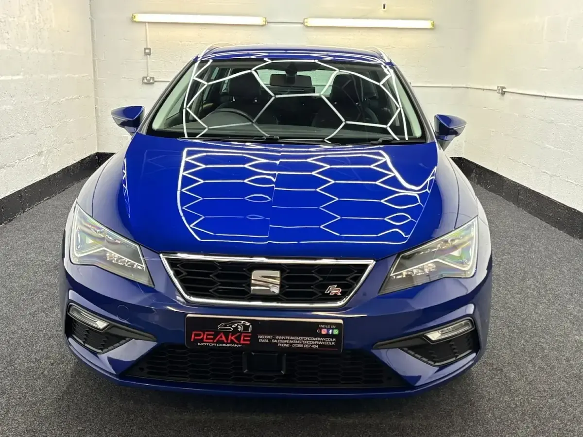 Used Seat Leon FR 150 HP (110 kW) 2017 Blue Estate