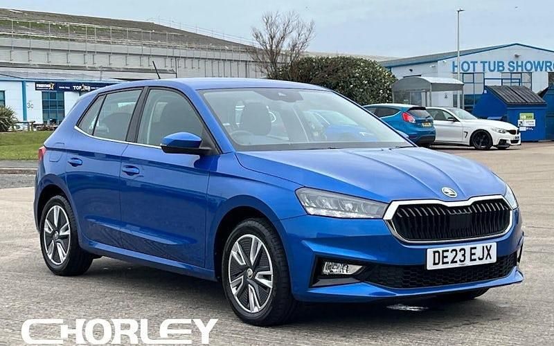 Used Skoda Fabia SE L 110 HP (80 kW) 2023 Blue Hatchback