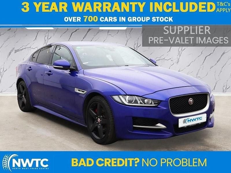 Blue Used 2018 Jaguar XE R-Sport Sedan | £10,695 (Fair price) - Image 1/3