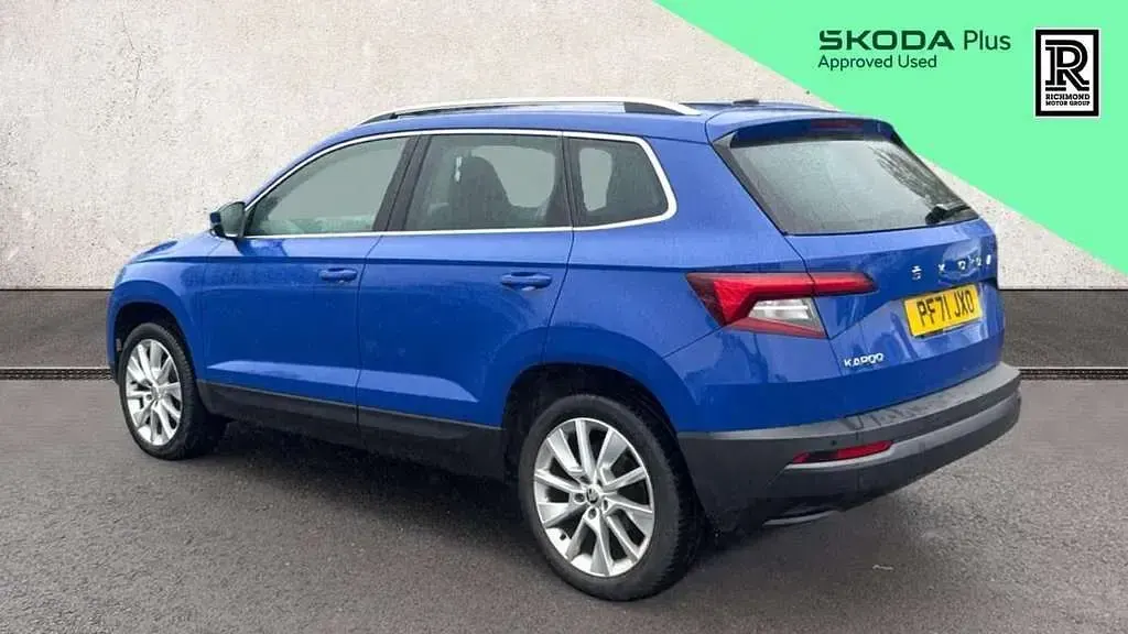Used Skoda Karoq SE L 108 HP (79 kW) 2022 Blue SUV