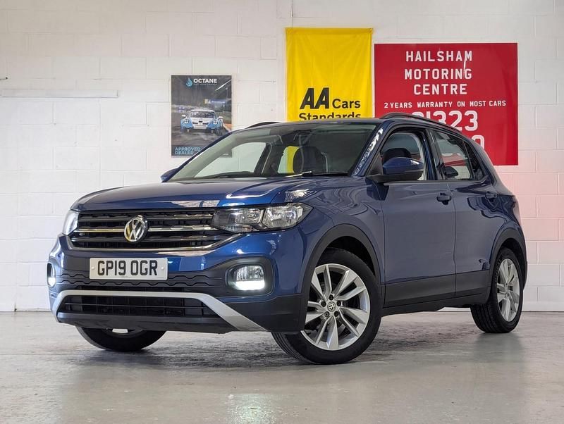 Used VW T-Cross SE 115 HP (84 kW) 2019 Blue SUV