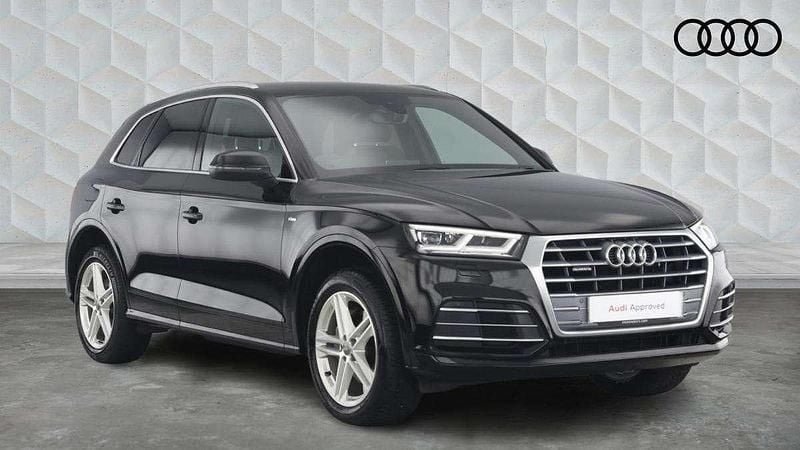 Black Used 2020 Audi Q5 S-Line SUV | £23,000 (Good price) - Image 1/4