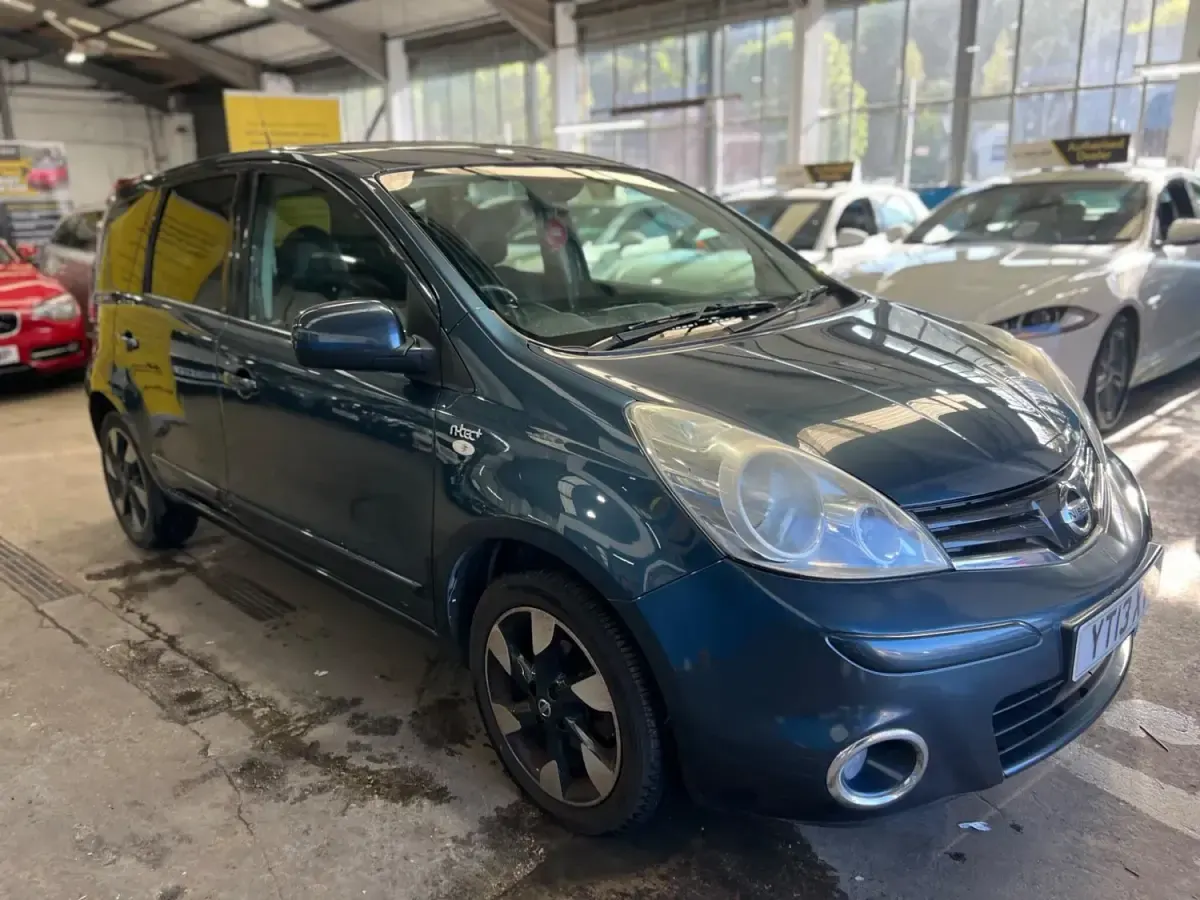 Begagnad Nissan Note N-TEC 2013 Blå Halvkombi