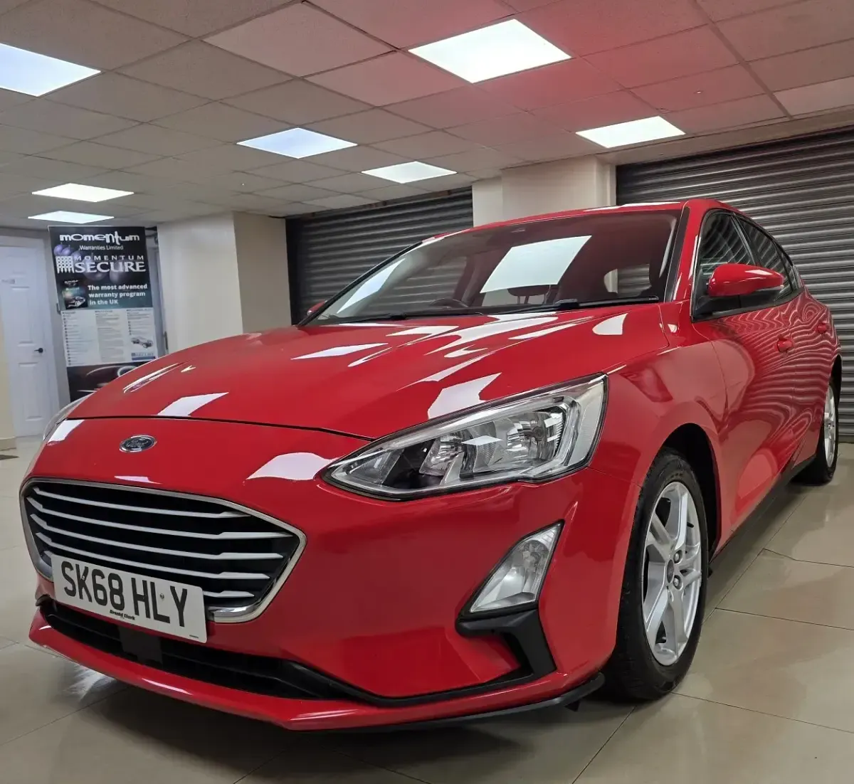 Gebraucht Ford Focus Zetec 100 PS (73 kW) 2018 Rot Kleinwagen