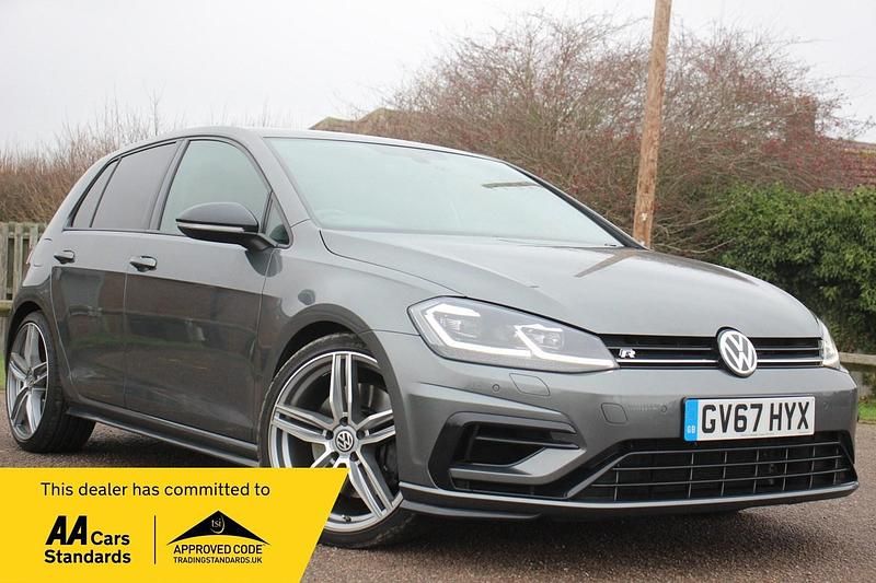 Grey Used 2018 VW Golf VII R Hatchback | £15,990 (Fair price) - Image 1/3