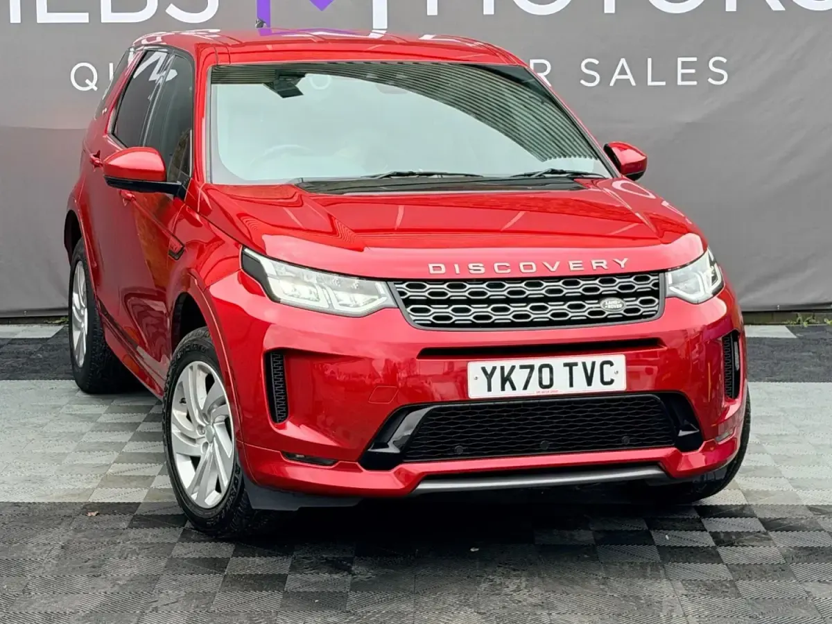 Begagnad Land Rover Discovery Sport R-Dynamic 2020 Röd SUV