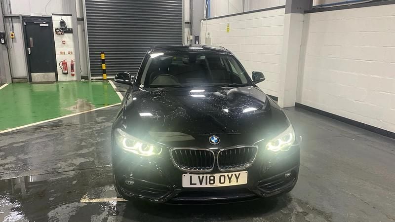 Used BMW 220 Sport Line 184 HP (135 kW) 2018 Black Coupe