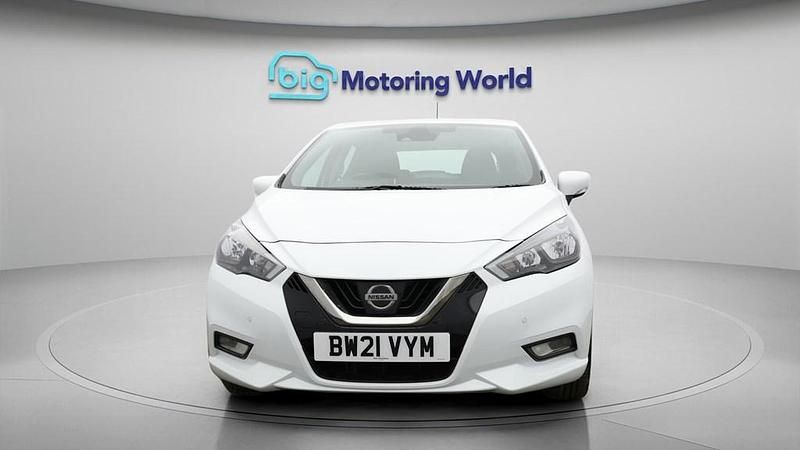 Used Nissan Micra Acenta 92 HP (67 kW) 2021 White Hatchback