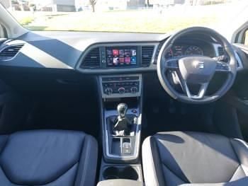 Used Seat Leon XCELLENCE 125 HP (91 kW) 2018 White Hatchback