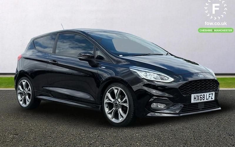 Black Used 2018 Ford Fiesta ST-Line Hatchback | £10,099 (Fair price) - Image 1/4