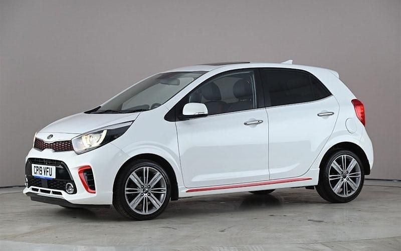 Used Kia Picanto GT-Line S 101 HP (74 kW) 2019 White Hatchback