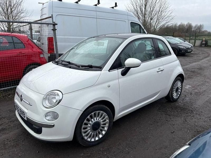 Used Fiat 500 Lounge 69 HP (50 kW) 2012 White Hatchback