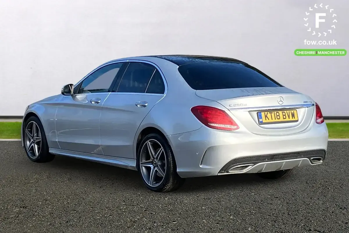 Used Mercedes C250 AMG Line Premium Plus 204 HP (150 kW) 2018 Silver Sedan