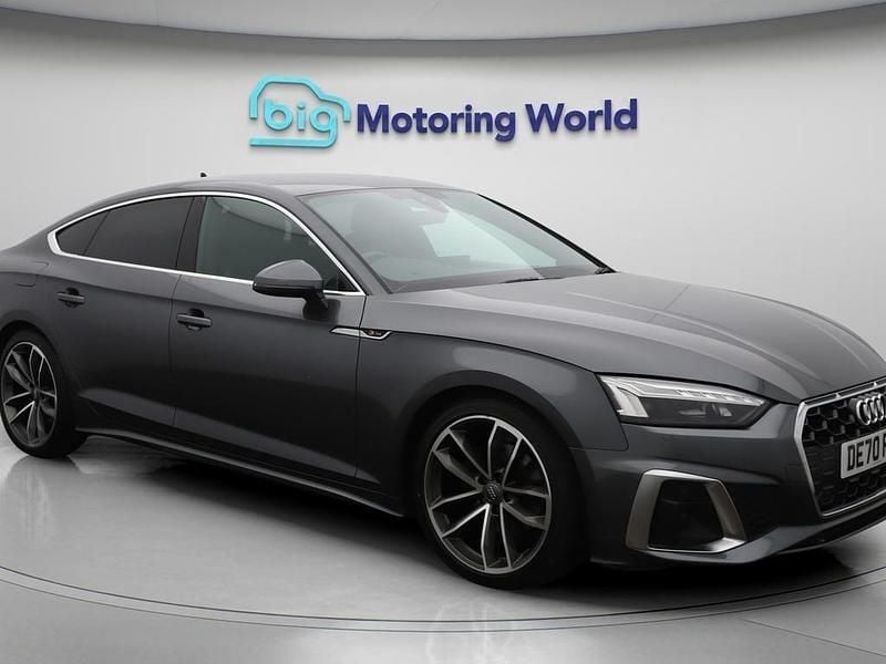 Grey Used 2020 Audi A5 S-Line Coupe | £21,200 (Good price) - Image 1/4