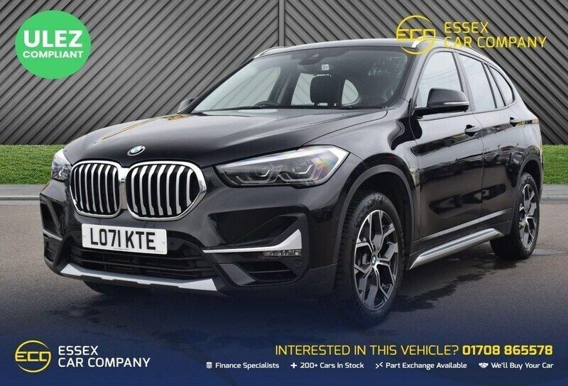 Black Used 2022 BMW X1 xLine SUV | £22,776 (Fair price) - Image 1/4