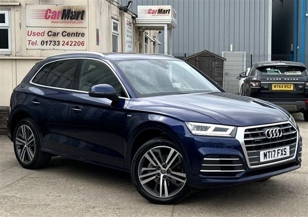 Blue Used 2017 Audi Q5 S-Line SUV | £20,995 (Fair price) - Image 1/1