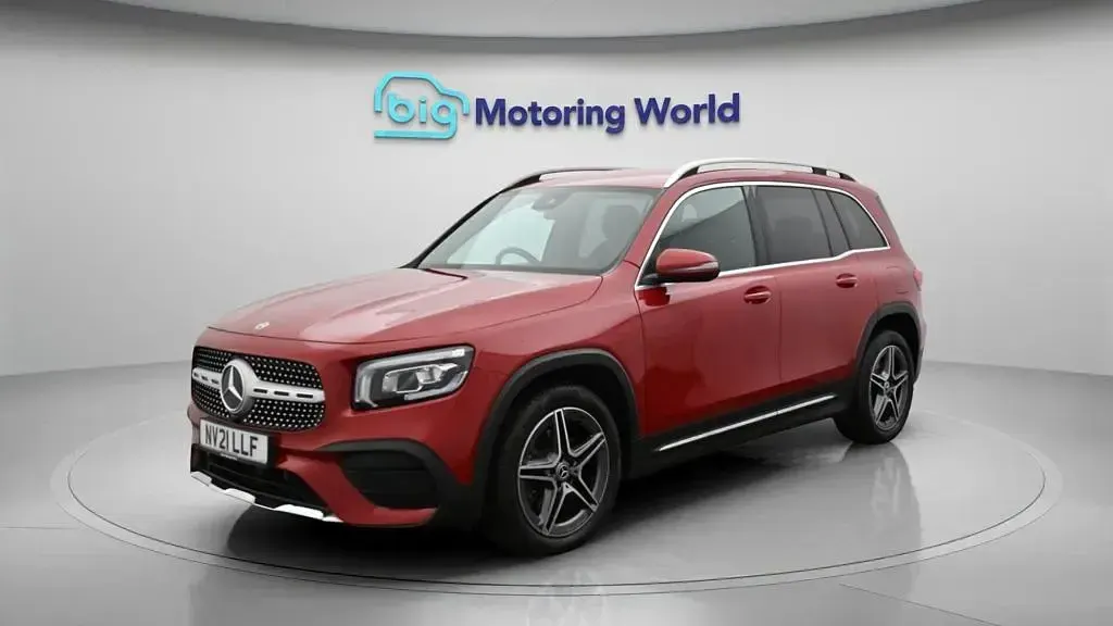 Used Mercedes GLB200 AMG line 163 HP (119 kW) 2021 Red SUV