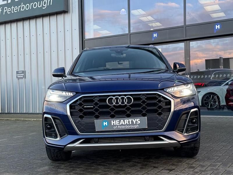Used Audi Q5 S-Line 265 HP (194 kW) 2021 Blue SUV