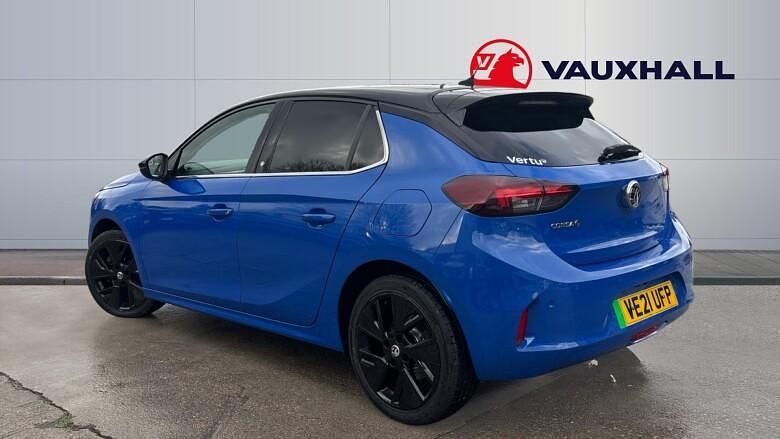 Used Vauxhall Corsa-e Elite 100 kW (136 HP) 2021 Blue Hatchback