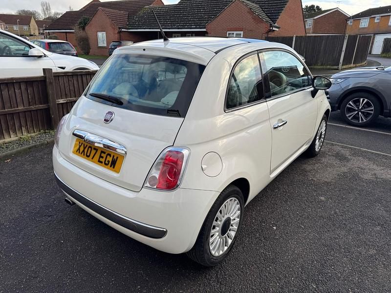 Used Fiat 500 Lounge 69 HP (50 kW) 2012 White Hatchback