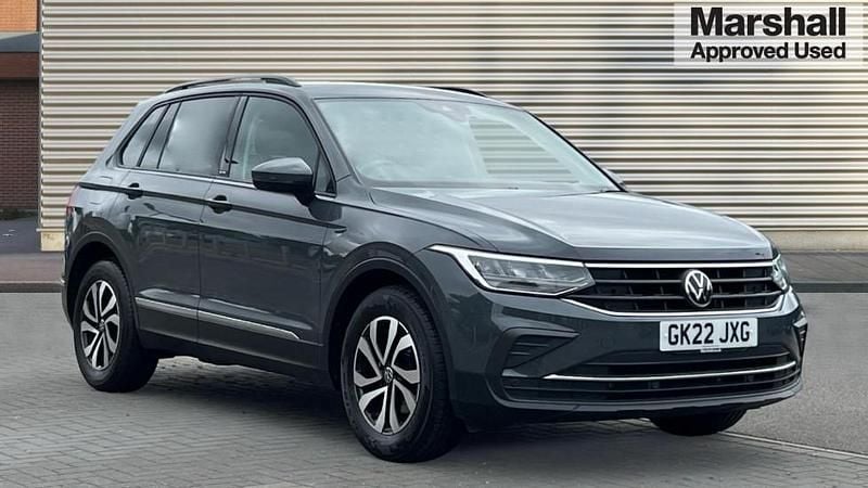 Grey Used 2022 VW Tiguan Active SUV | £21,394 (Good price) - Image 1/4
