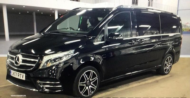 Used Mercedes V220 AMG line 2017 Black MPV