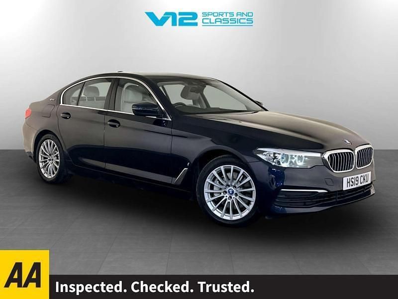 Blue Used 2019 BMW 530e Comfort Edition Sedan | £10,395 (Fair price) - Image 1/3