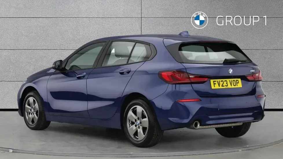 Used BMW 118 Comfort Edition 136 HP (100 kW) 2023 Blue Hatchback