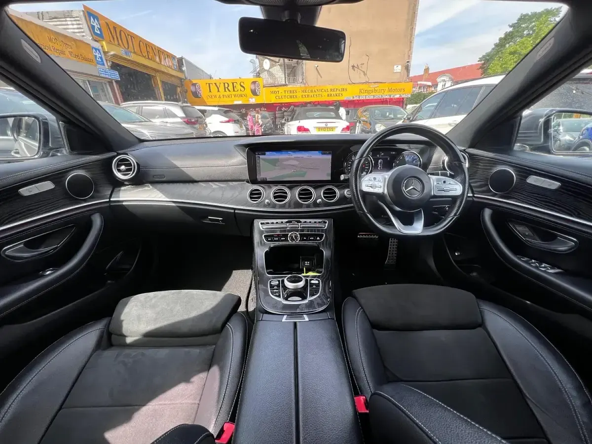 Used Mercedes E200 AMG line 184 HP (135 kW) 2019 Grey Sedan