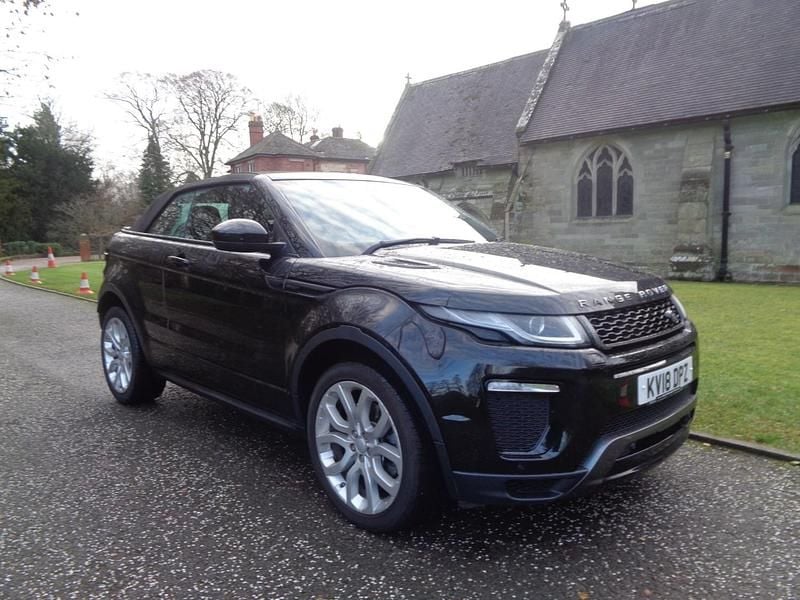 Used Land Rover Range Rover evoque HSE Dynamic 240 HP (176 kW) 2018 Black Cabriolet
