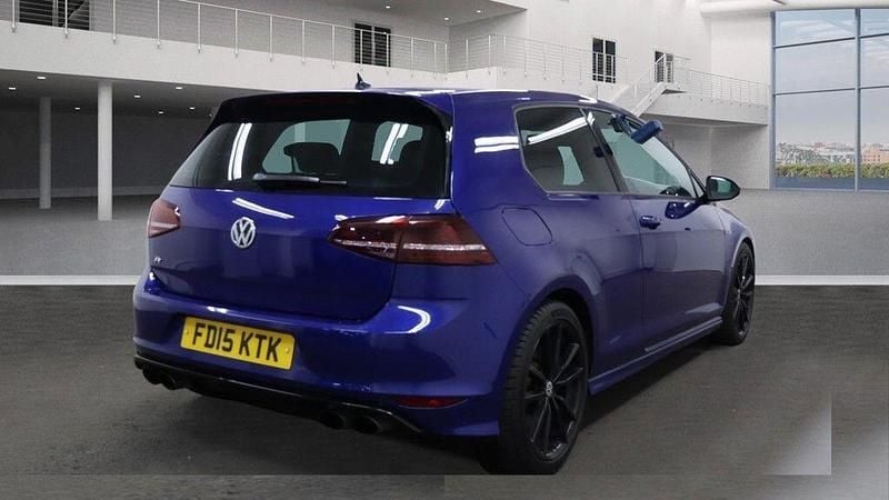 Used VW Golf VII R 2015 Blue Hatchback