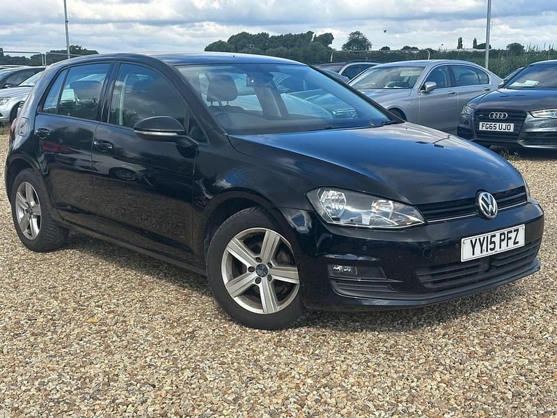 Black Used 2015 VW Golf VII Match Hatchback | £5,581 (Fair price) - Image 1/4