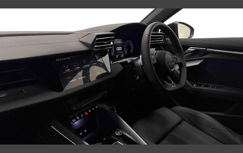 New Audi A3 Black Edition 150 HP (110 kW) 2025 White Sedan