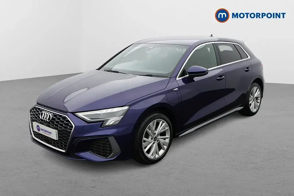 Used Audi A3 e-tron S-Line 2023 Blue Hatchback