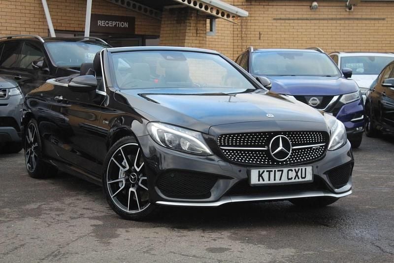 Black Used 2017 Mercedes C43 AMG Premium Plus Cabriolet | £15,885 (Fair price) - Image 1/4