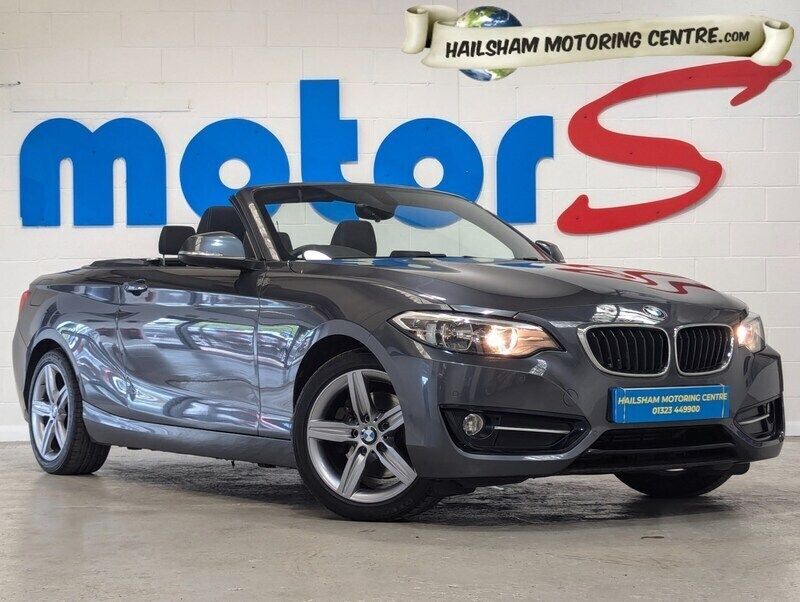 Mineral grey Used 2015 BMW 220 Sport Line Cabriolet | £13,720 (Fair price) - Image 1/1