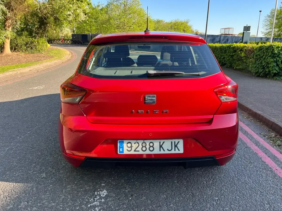 Begagnad Seat Ibiza 2018 Röd Halvkombi
