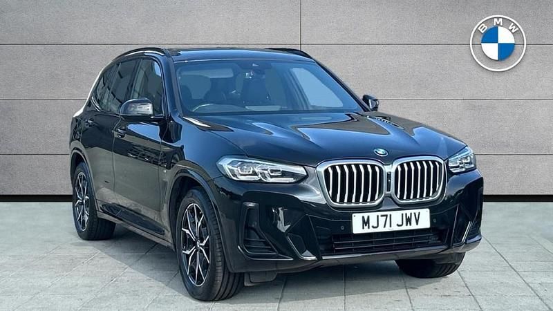 Black Used 2021 BMW X3 M Sport SUV | £29,990 (Fair price) - Image 1/4