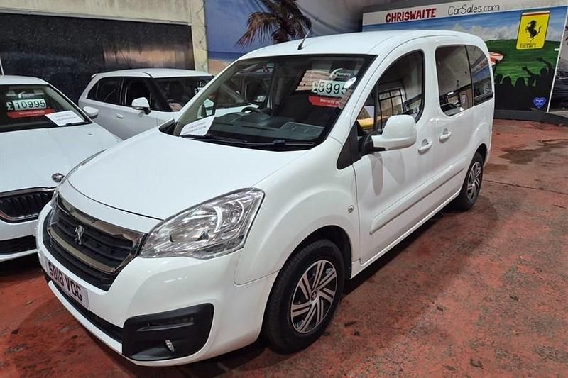 White Used 2018 Peugeot Partner Tepee Active MPV | £8,995 (Good price) - Image 1/1
