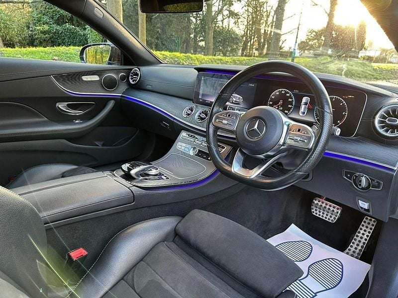 Used Mercedes E220 AMG line 2019 Red Coupe