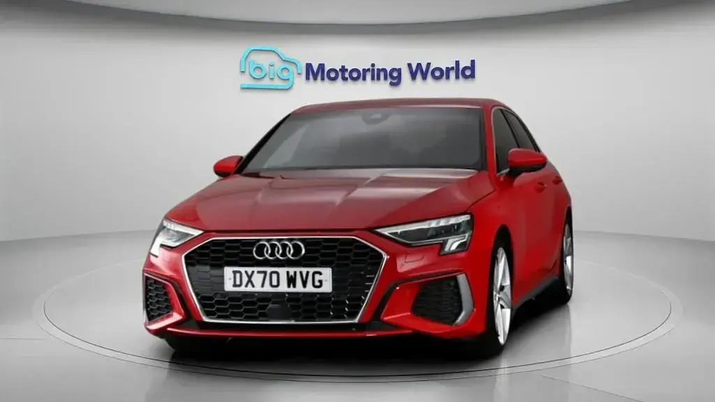 Used Audi A3 Sportback S-Line 150 HP (110 kW) 2020 Red Hatchback