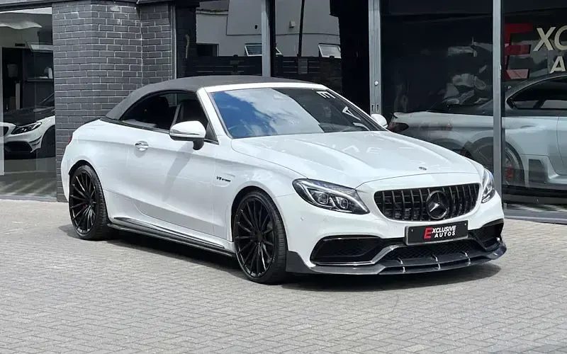Used Mercedes C63 AMG Premium 510 HP (375 kW) 2017 White Cabriolet