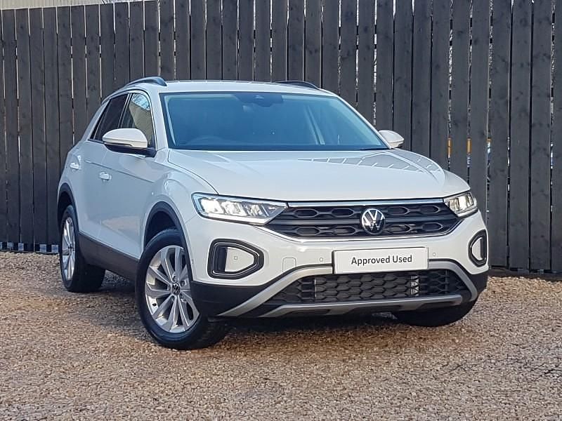 White New 2025 VW T-Roc Match SUV | £25,498 (Super price) - Image 1/4