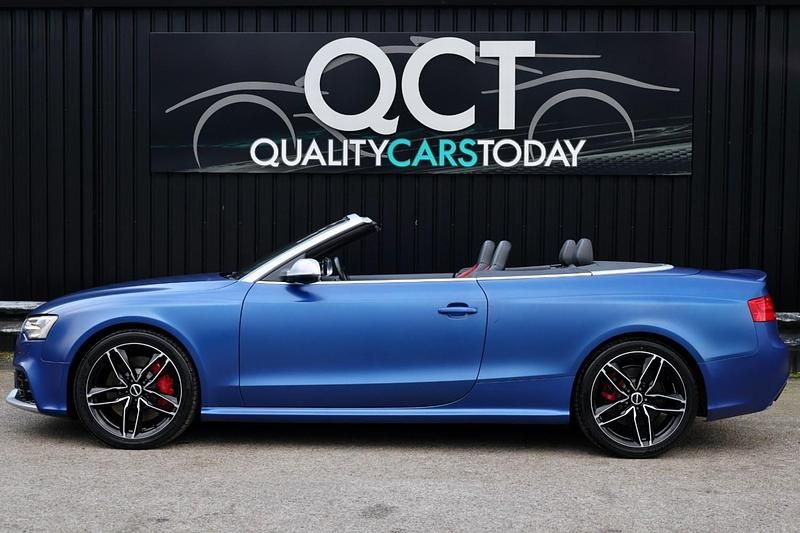Used Audi RS5 Exclusive 450 HP (330 kW) 2015 Blue Cabriolet