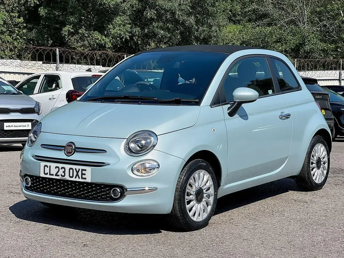 Used Fiat 500C S 70 HP (51 kW) 2023 Green Cabriolet
