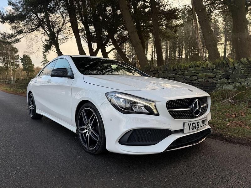 White Used 2018 Mercedes CLA180 AMG line Sedan | £13,989 (Fair price) - Image 1/4